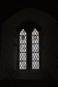 Tintagel St Materiana interior south transept east window