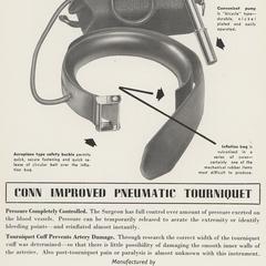 Conn Improved Pneumatic Tourniquet advertisement