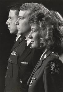 Three ROTC cadets