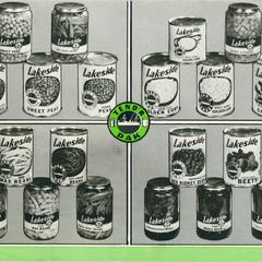Lakeside vegetables in glass jars