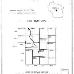 Portage County, Wisconsin, land cover maps
