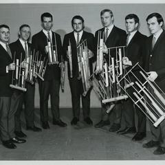 Stout Angklung Players accompanying the Stout Symphonic Singers