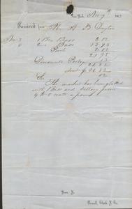 Receipt from Powell, Clark & Co. to A.B. Dayton, 1863
