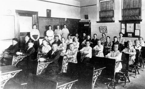 Rochester Graded School 1920's. Rochester, Wisconsin