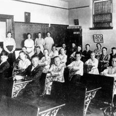 Rochester Graded School 1920's. Rochester, Wisconsin