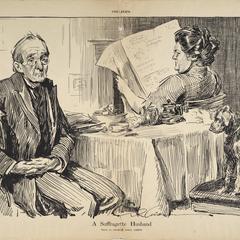'A suffragette husband' illustration
