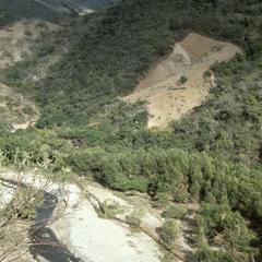 River and forested hills, valley of Río Guastatoya