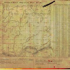 [Public Land Survey System map: Wisconsin Township 42 North, Range 15 West]