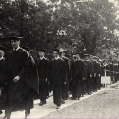1920 graduation ceremonies