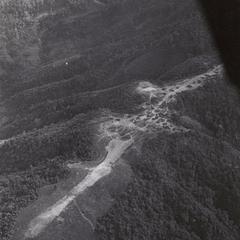 Aerial photograph of airstrip