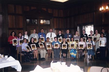 2000 Undergraduate Excellence Award recipients
