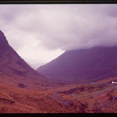 Mist and mountains, Glen Coe, West Highlands