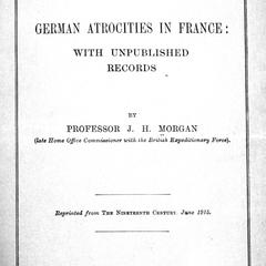 A dishonoured army: German atrocities in France: with unpublished records