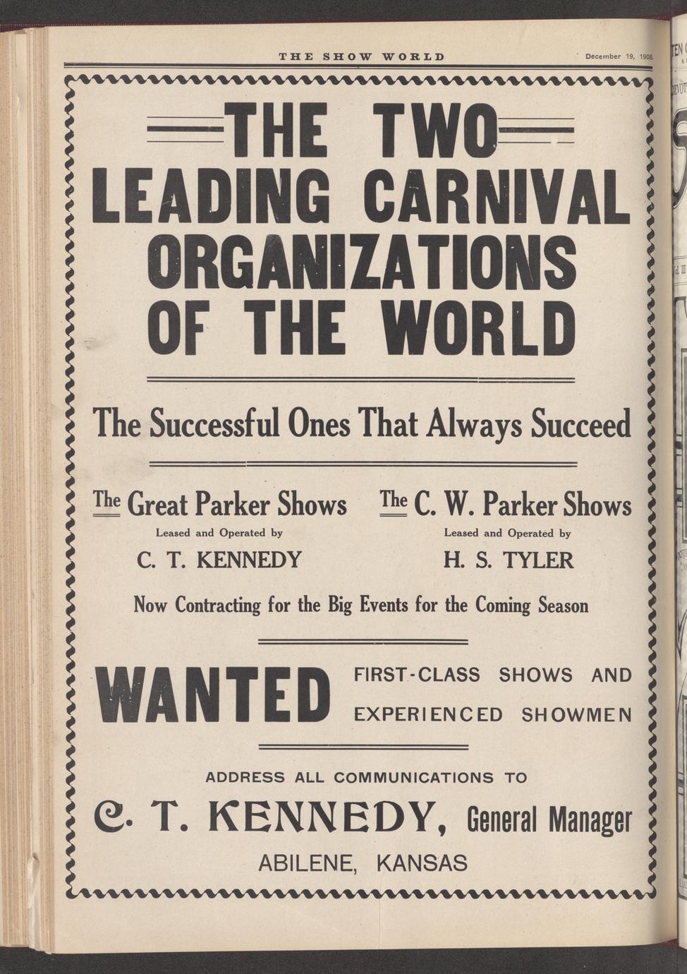 Now For New York's Auto Carnival (Original Antique journal sold page, d.1908)