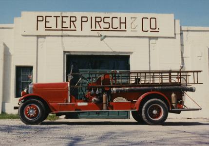 Pirsch aerial ladder fire engine