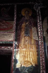 Fresco of St. Theodore at Xenophontos