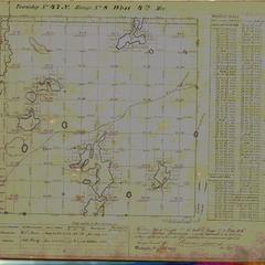 [Public Land Survey System map: Wisconsin Township 47 North, Range 08 West]