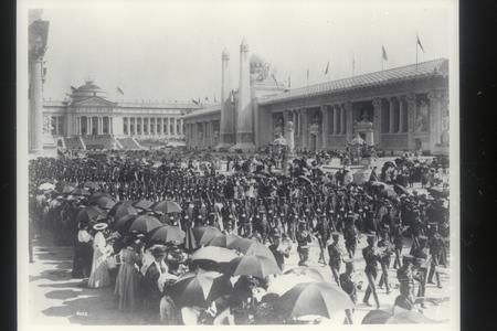 Parade of Philippine Scouts at the St. Louis Exposition