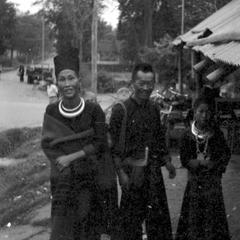 Hmong women and man