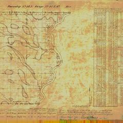[Public Land Survey System map: Wisconsin Township 34 North, Range 21 East]