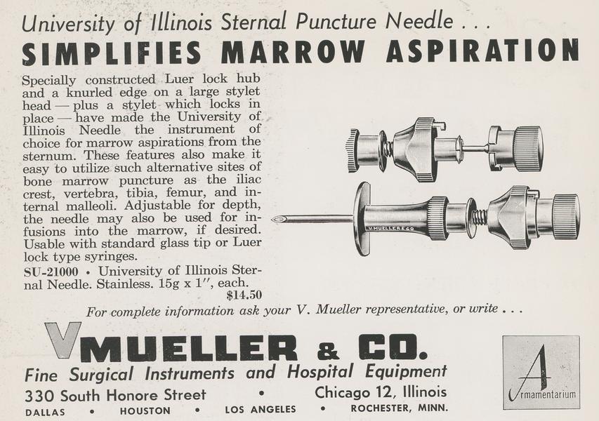 ‎University of Illinois sternal Puncture Needle advertisement - UWDC ...