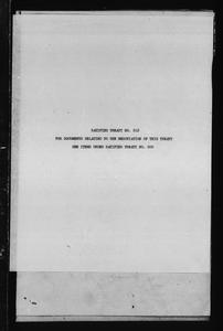 Ratified treaty no. 212. For documents relating to the negotiation of this treaty see items under ratified treaty no. 200