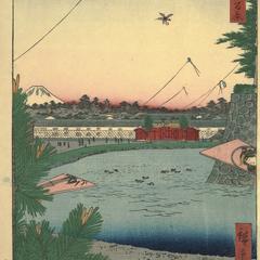 Hibiya and Soto-Sakurada from Yamashita-cho, no. 3 from the series One-hundred Views of Famous Places in Edo