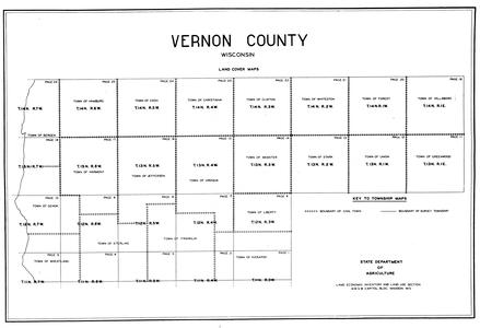 Vernon County, Wisconsin, land cover maps