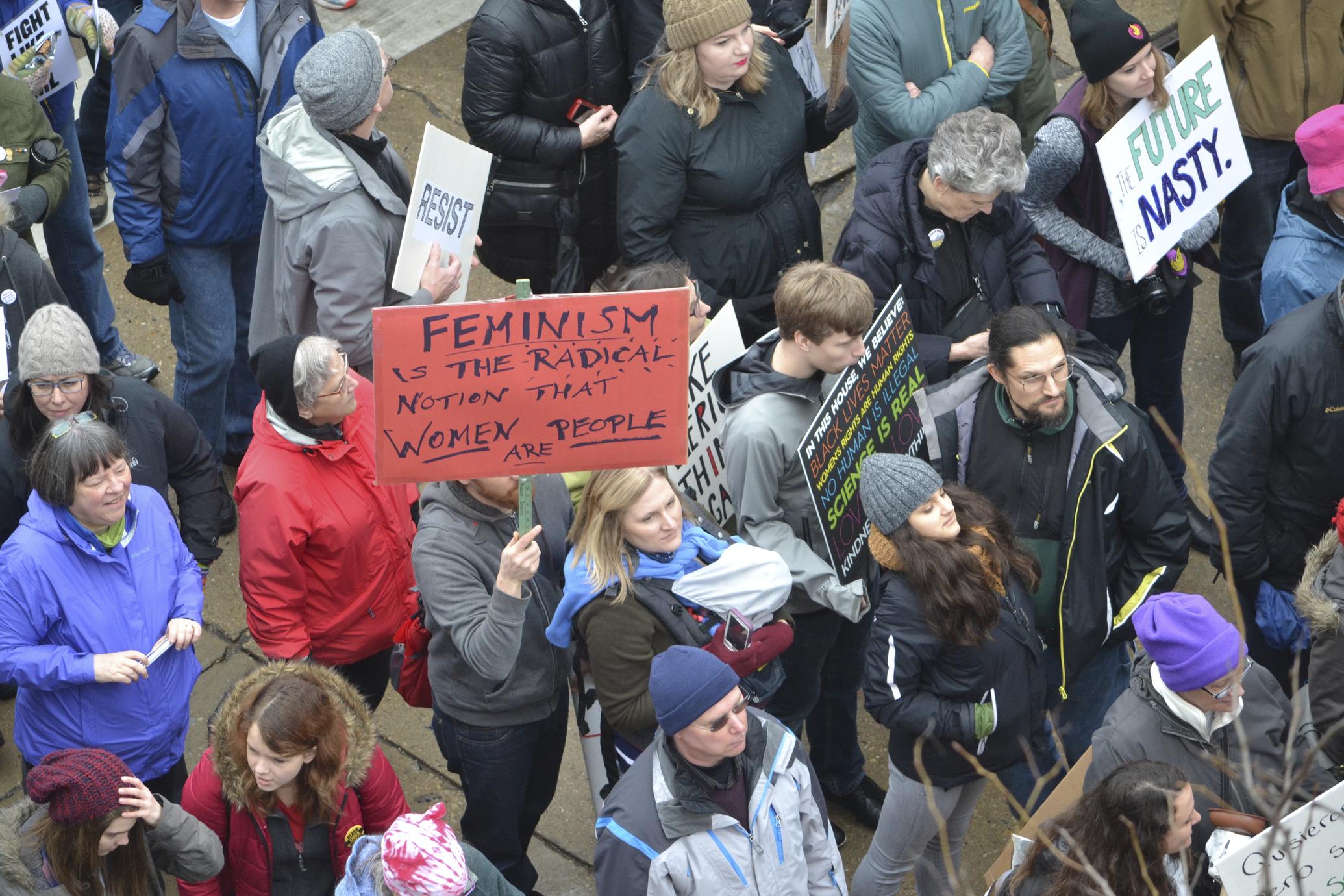 ‎feminism Is The Radical Notion That Women Are People Uwdc Uw Madison Libraries 