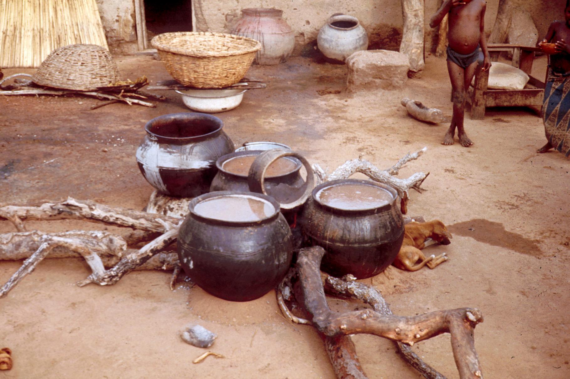 Brewing Beer in a Compound in Bujan, Sisalaland