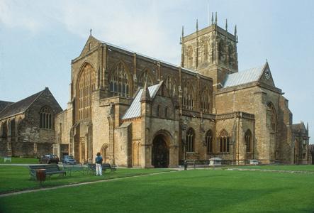 Sherborne Abbey from the southwest