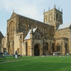 Sherborne Abbey from the southwest