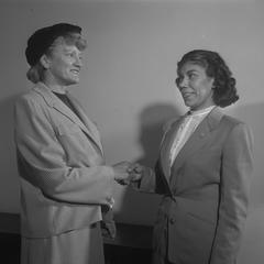 Marie Sandy and Geraldine Harvey