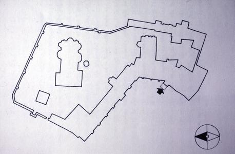 Plan of Xenophontos Monastery