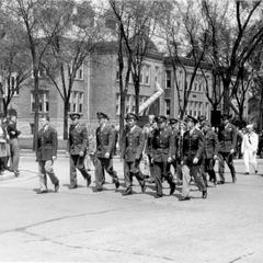 Returned servicemen in Memorial Day Parade