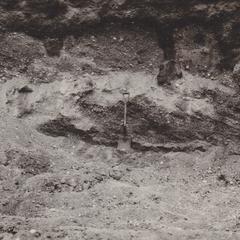 Gravel pit showing possible deltaic deposit
