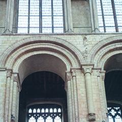 Norwich Cathedral choir clerestory and tribune