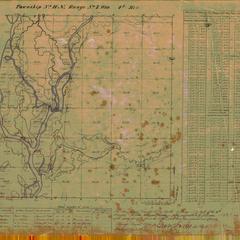 [Public Land Survey System map: Wisconsin Township 14 North, Range 07 West]