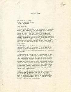 Aldo Leopold papers : 9/25/10-1 : Correspondence