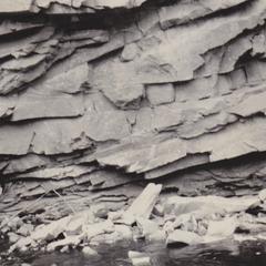 Sheared sandstone on Amnicon River
