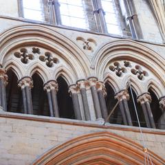 Lincoln Cathedral nave north tribune