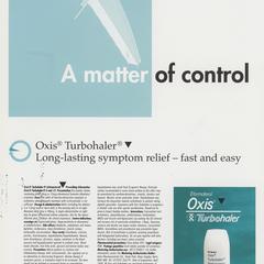 Oxis Turbohaler advertisement