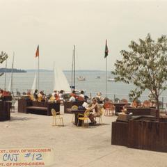 People on the Theater deck