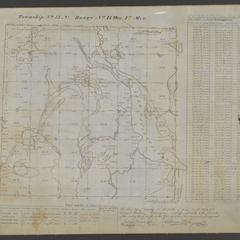 [Public Land Survey System map: Wisconsin Township 33 North, Range 17 West]