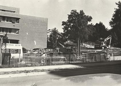 Fred Hall addition under construction