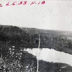 Kettle Lake with morainic hills