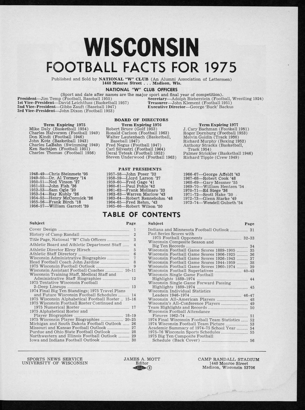 UW Football Group Shot, 1975 - UWDC - UW-Madison Libraries
