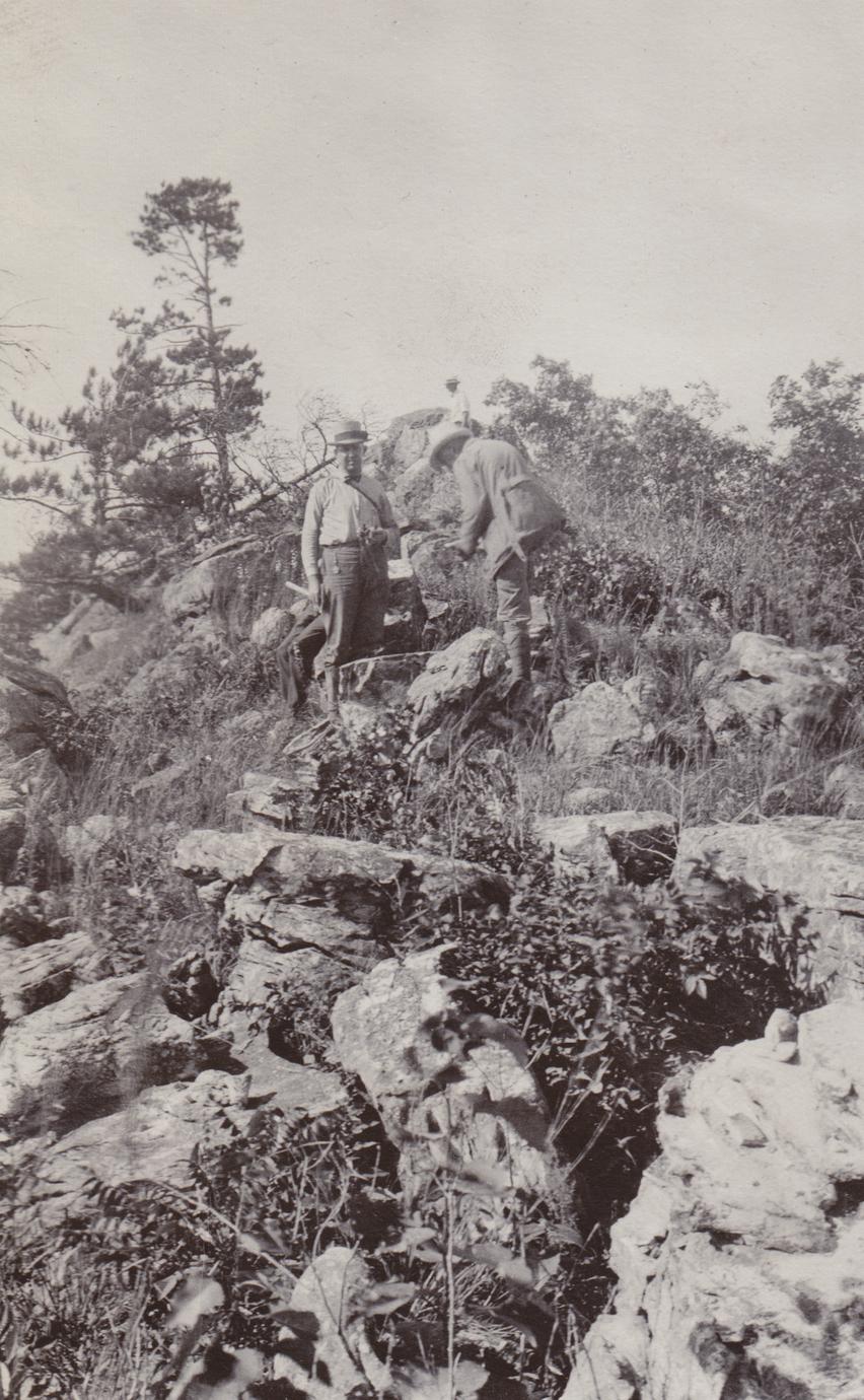 Ulrich and Hotchkiss at Rattlesnake Bluff