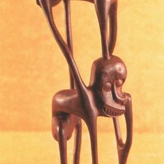 Benin wood carving