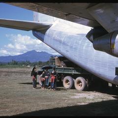 Xayabury : airport with cargo planes